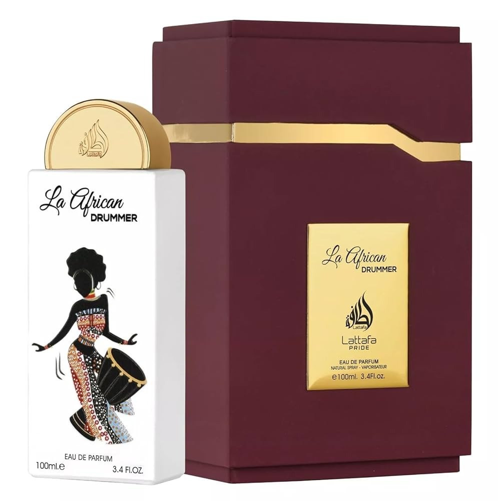 61du7l-LX0L._UF1000,1000_QL80 Lattafa Pride La African Drummer Women EDP100ml - Afbeelding 1