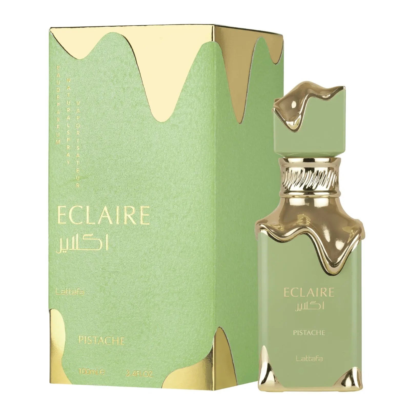 Eclaire-Pistache-Perfume-100ml-E Lattafa Eclaire Pistache Unisex EDP 100ml - Afbeelding 1