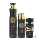 Lattafa Asad Gift Set - EDP 100m +Geparfumeerde Spray 200ml + Luchtverfrisser 300ml
